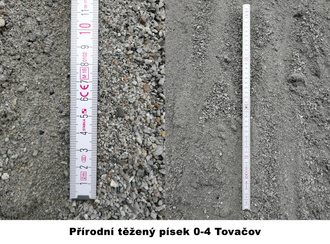 23 Prirodni tezeny pisek 0 4 Tovacov