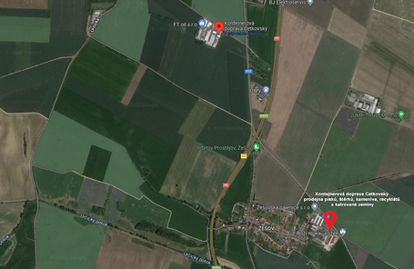 mapa sklad